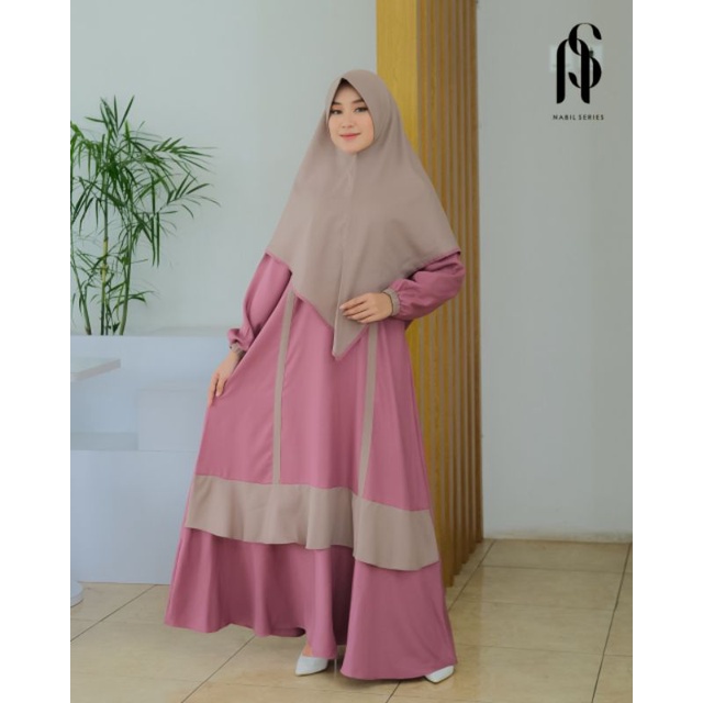 GAMIS SET KHIMAR ALINA ARETHA SHAKILA PREMIUM ORI NS