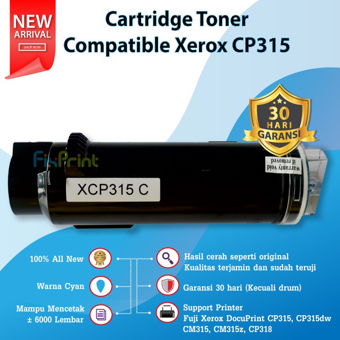 Cartridge Toner Compatible Printer Fuj iXerox CP315 CP318 CP315dw CM315z Universal Toner CP 315 318