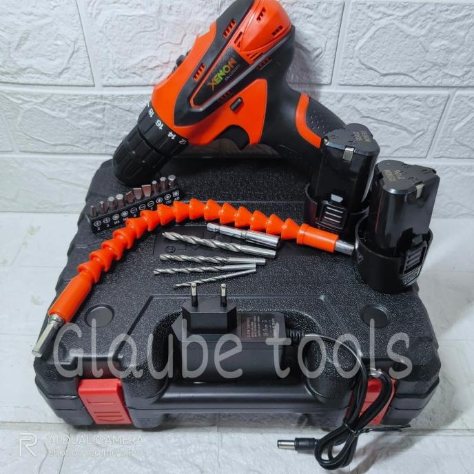 Mesin Bor Cordless Xenon Cdd 505 / Mesin Bor Chargers Drill Termurah