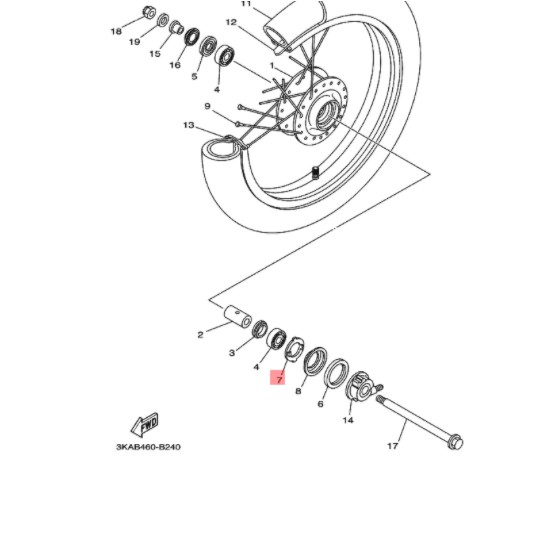 clutch meter ring gigi gear box km kilometer rxs rxking rx king rxk rxz rzr scorpio ori ygp 3KA-F5149-00