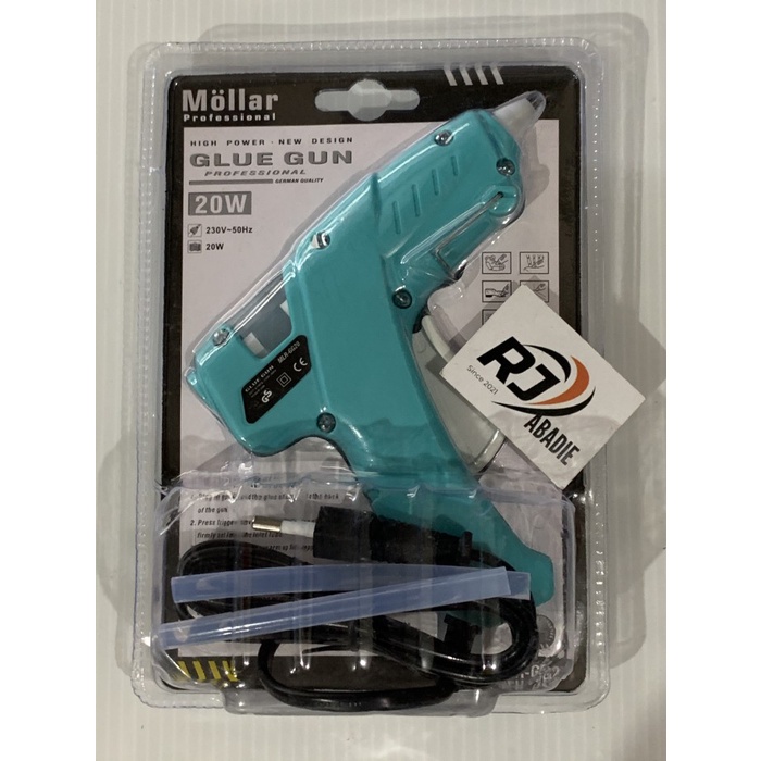 Alat Lem Tembak Lilin Bakar / Glue Gun Mollar 20W 80W - 40 Watt