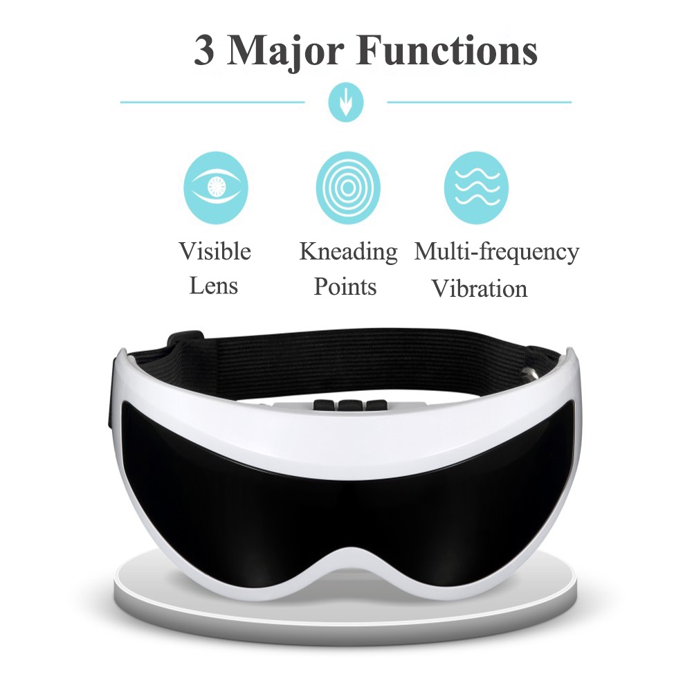 Alat Terapi Mata Elektrik Pijat Mata Magnetic Untuk Mata lelah didepan monitor computer atau HP, Alat Pijat Mata Elektrik Eye Care Massager - 818 Electric Eye Care Tool Massager Magnet Therapy Relax Vibration Anti Wrinkles Alleviate Smart Eye Massager