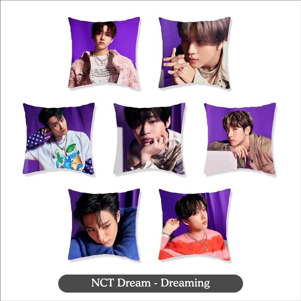 Bantal NCT DREAM HOT Sauce  DREAMING SG 21 Member dan Custom