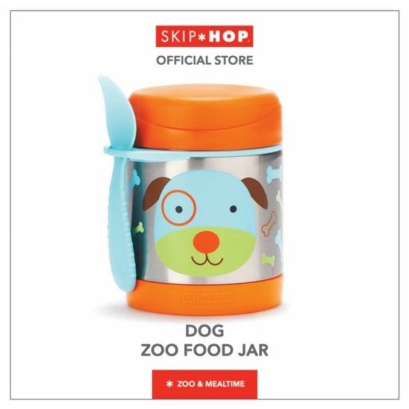 Skip Hop Zoo Food Jar - Kontainer Makanan Hangat &amp; Dingin