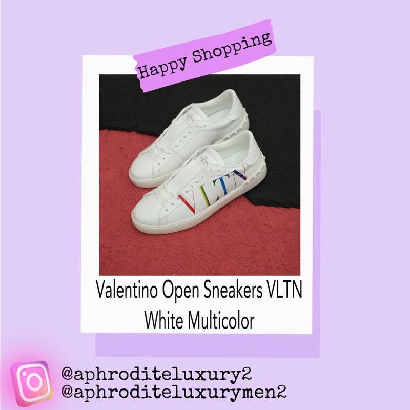 Valentino Open sneakers VLTN White multicolor