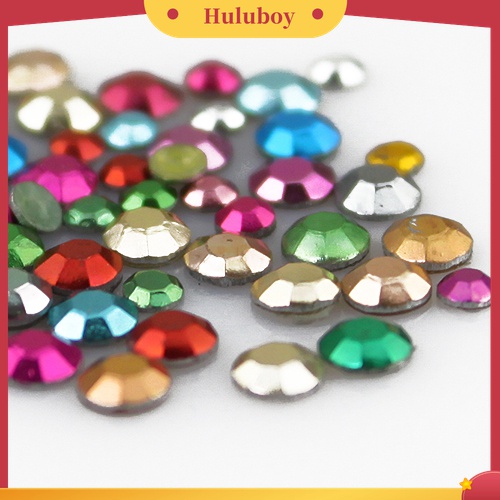 Huluboy Huluboy♡ Roda Isi Stiker Kuku Warna Warni Untuk Dekorasi Manicure DIY