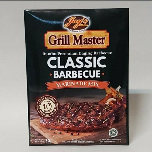

Bumbu Instan Jay's Grill Master Classic Barbecue Marinade Mix 30gr