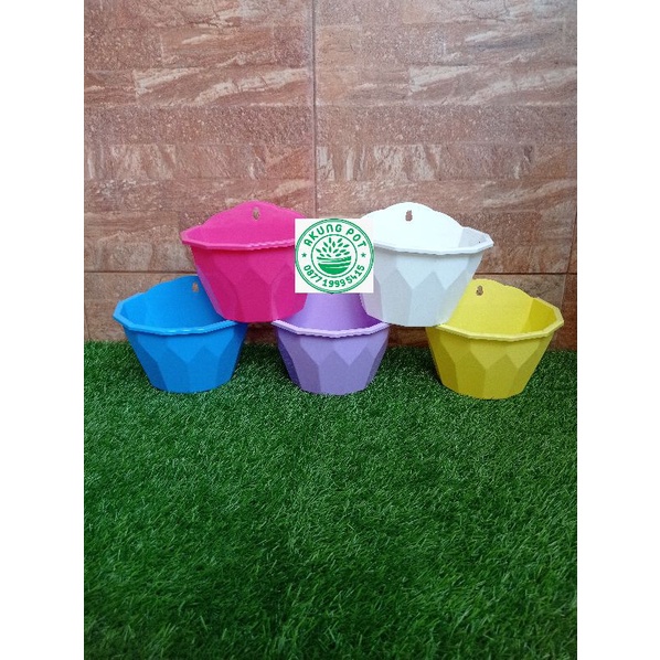 Pot Dinding NKT Diamond warna warni