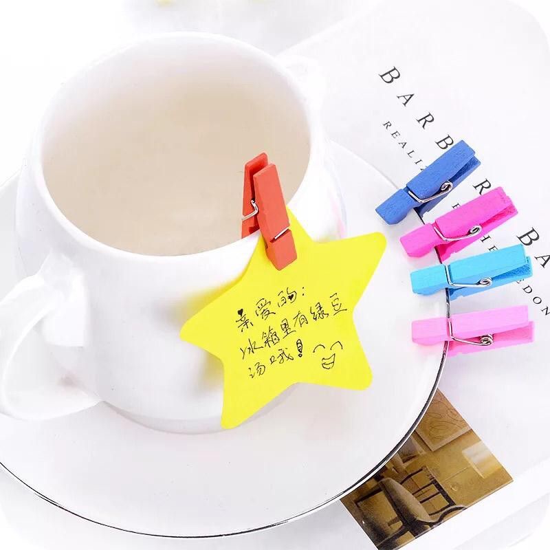 Makassar V136 Penjepit kayu wooden clip wood klip foto jepitan kayu penjepit tali lampu tumblr