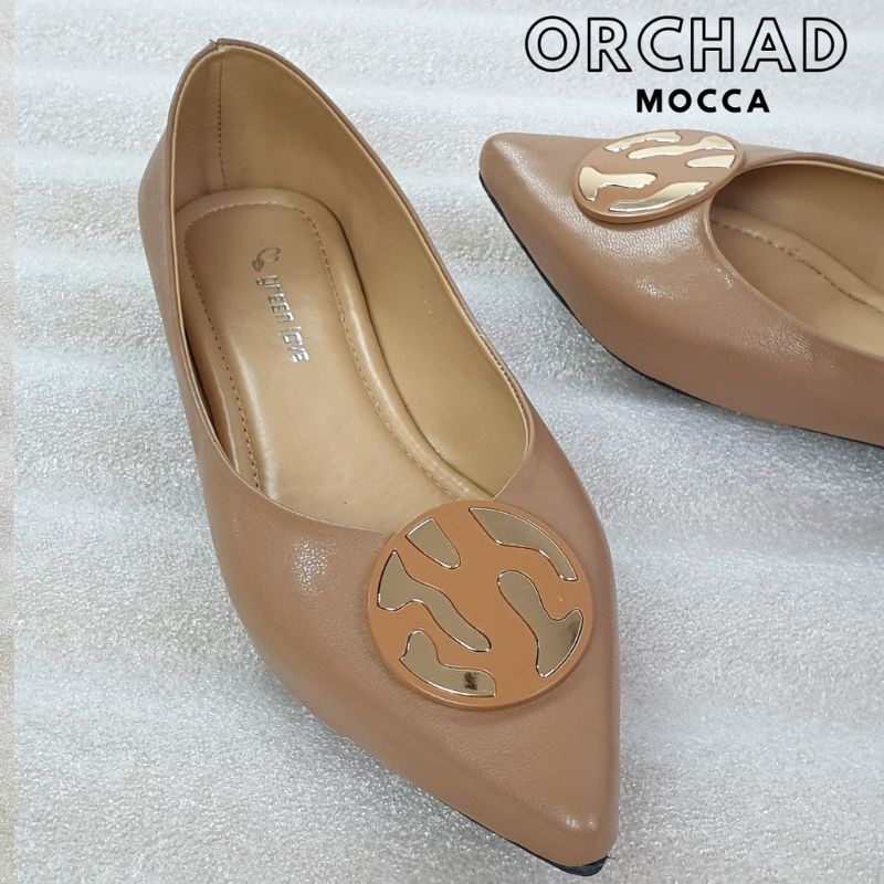 SEPATU WANITA / SEPATU KERJA / FLATSHOES BRANDED MURAH ORCHAD