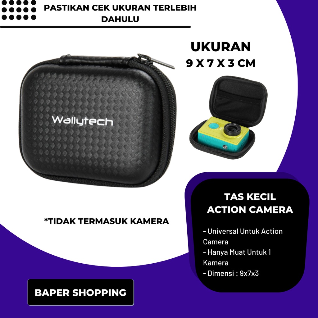 Tas Kecil Kamera Action Camera Hardcase For Gopro Xiaomi Yi Kogan Brica Sjcam Bpro Yi Cam