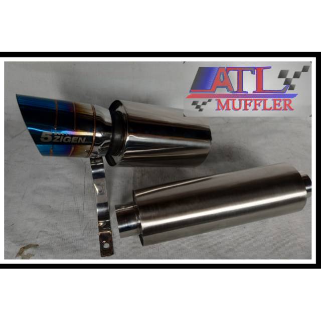 KNALPOT MOBIL + RESONATOR 5ZIGEN FULL BAS
