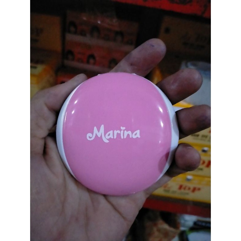 Bedak Marina Compact powder uv 12g, per pcs.