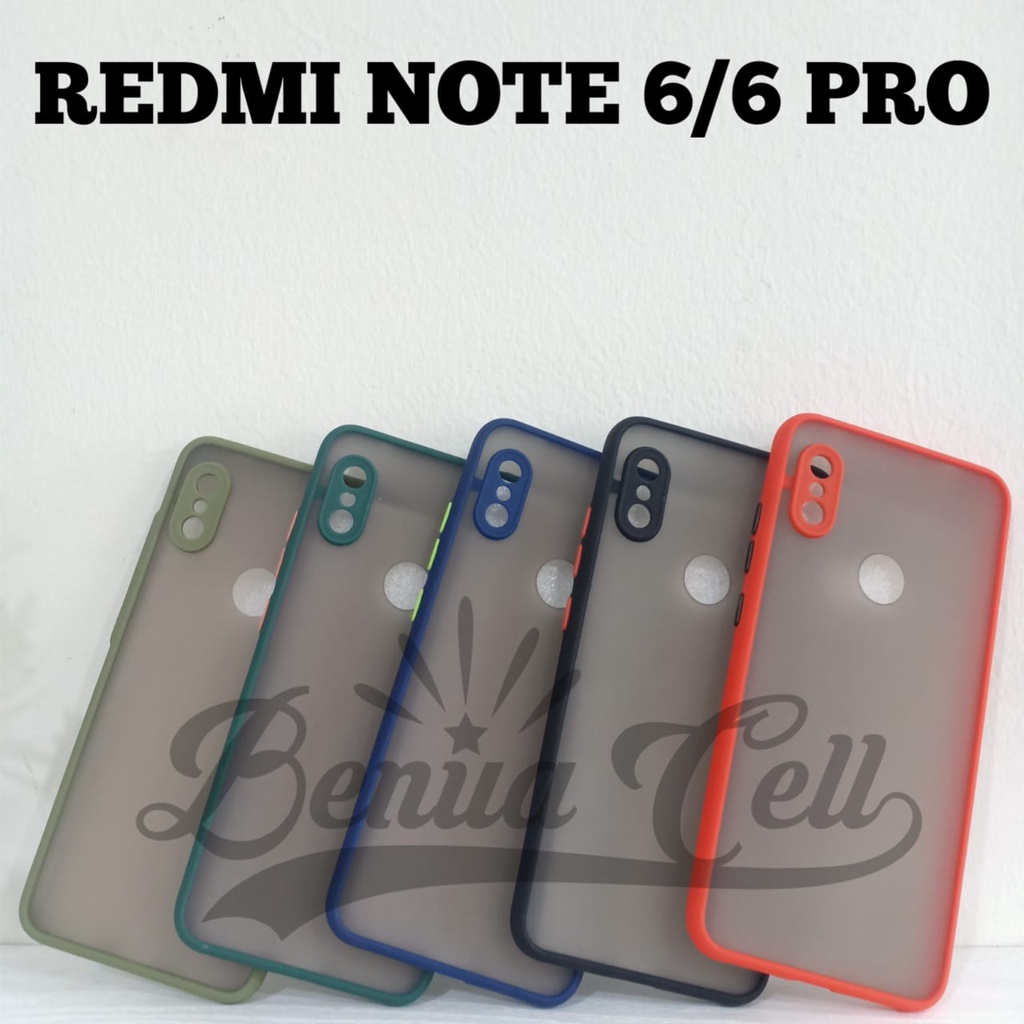 CASE REDMI NOTE 6 PRO - CASE MATTE FULL COLOR XIAOMI REDMI NOTE 6 PRO - BC