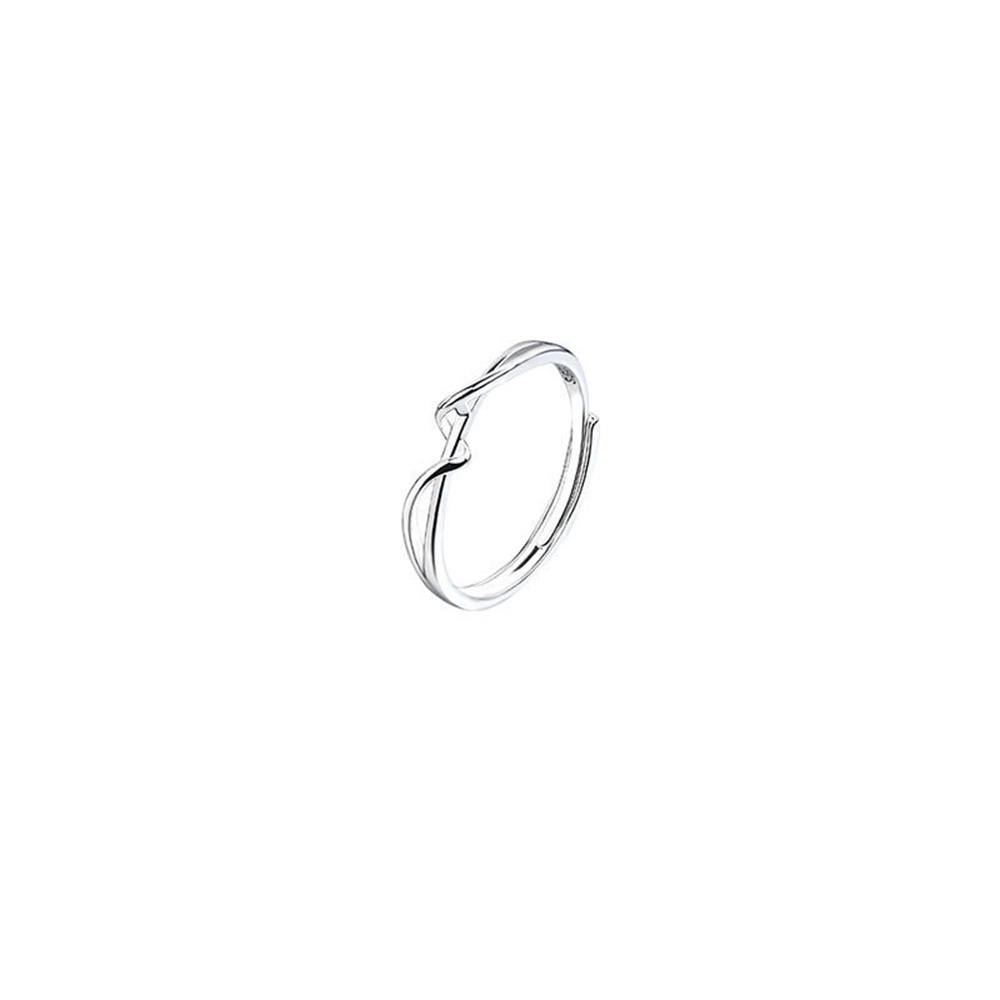 【COD Tangding】Simple Line Ring Female Geometry Finger Soft Ring Opening Index Ring Ins Tide Good Friends