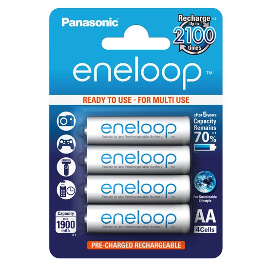 PANASONIC ENELOOP BATERAI AA ISI 4 PCS 1900MAH