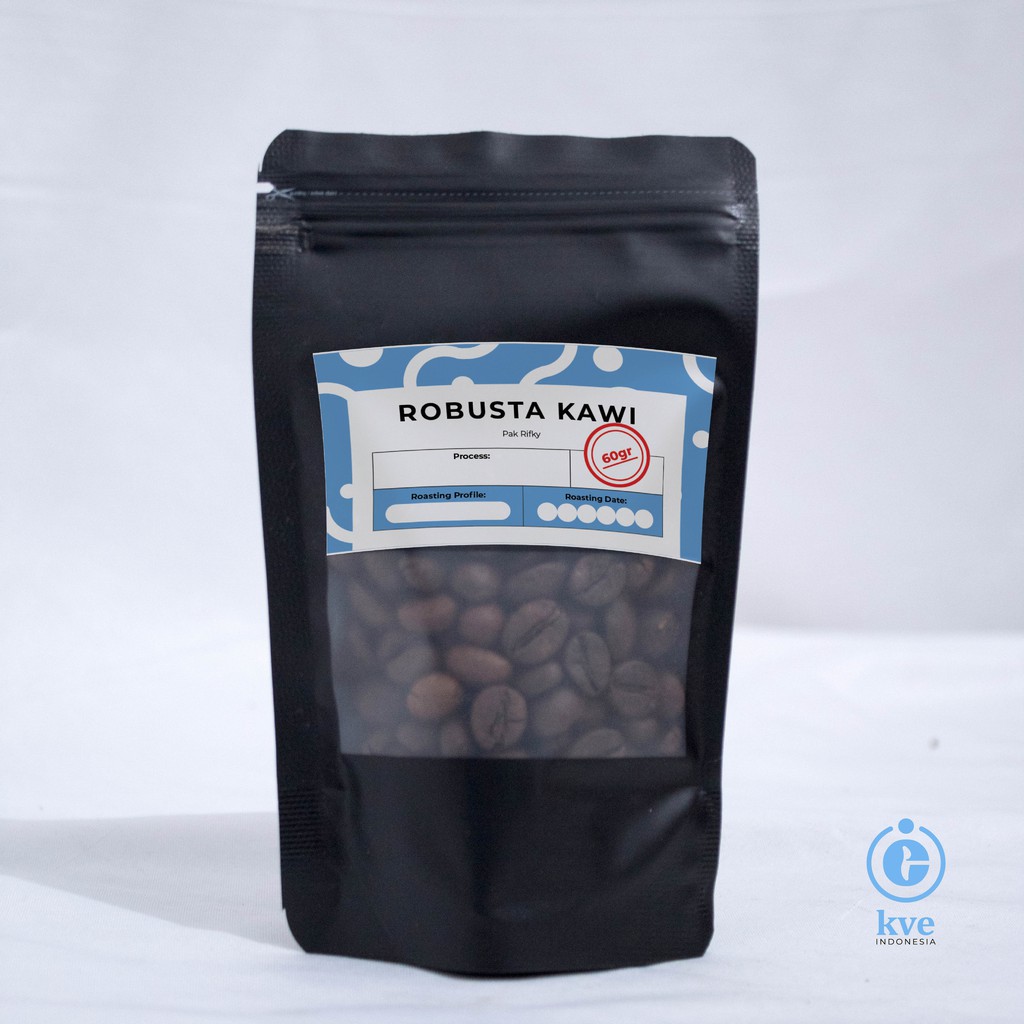 

Kopi Robusta Kawi Malang Premium 60gr / Roasted Beans Coffee Robusta Kawi / Robusta Whole Beans