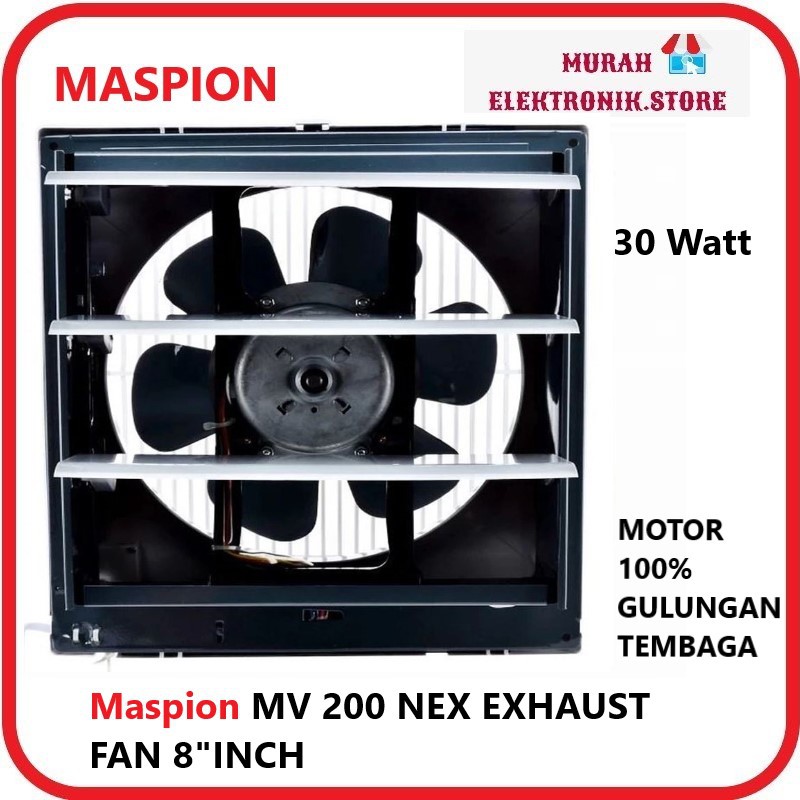 Maspion MV 200 NEX EXHAUST FAN 8&quot; Kipas Hexos