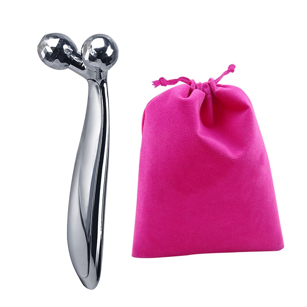 SaLorie Face Massager 360 Rotate 3D Roller Massager Thin Lifting Full Body Massage Tool Y Shape Massager Remove Wrinkle Facial Tools P00042-L1