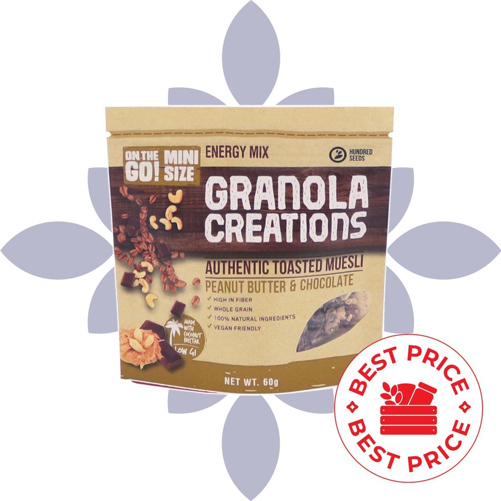 GRANOLA CREATION - PEANUT BUTTER &amp; CHOCOLATE 60 GR