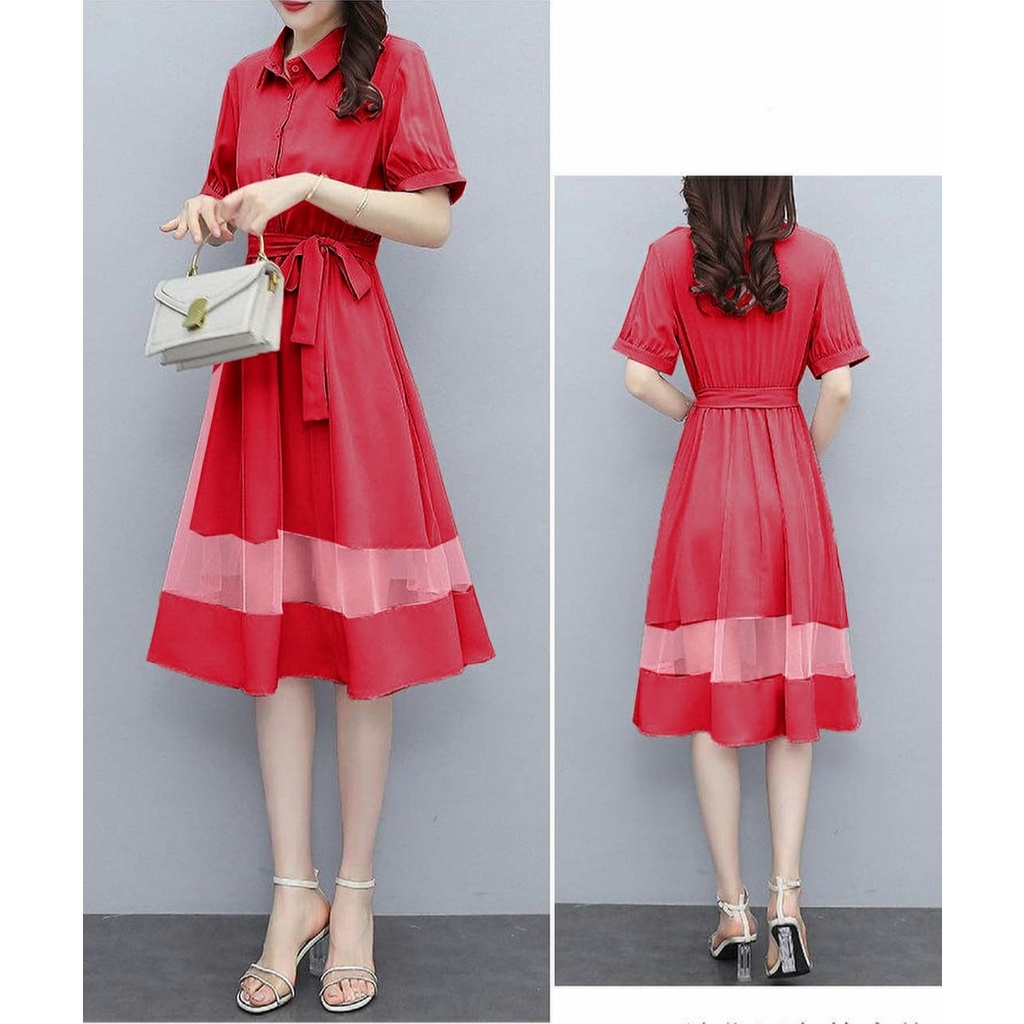 FWG - DRESS JULIET / LONG DRES KOREA / DRESS / DRESS WANITA / CASUAL DRESS