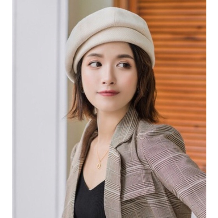 Topi Beret Wanita bahan wool Women Baret Hat