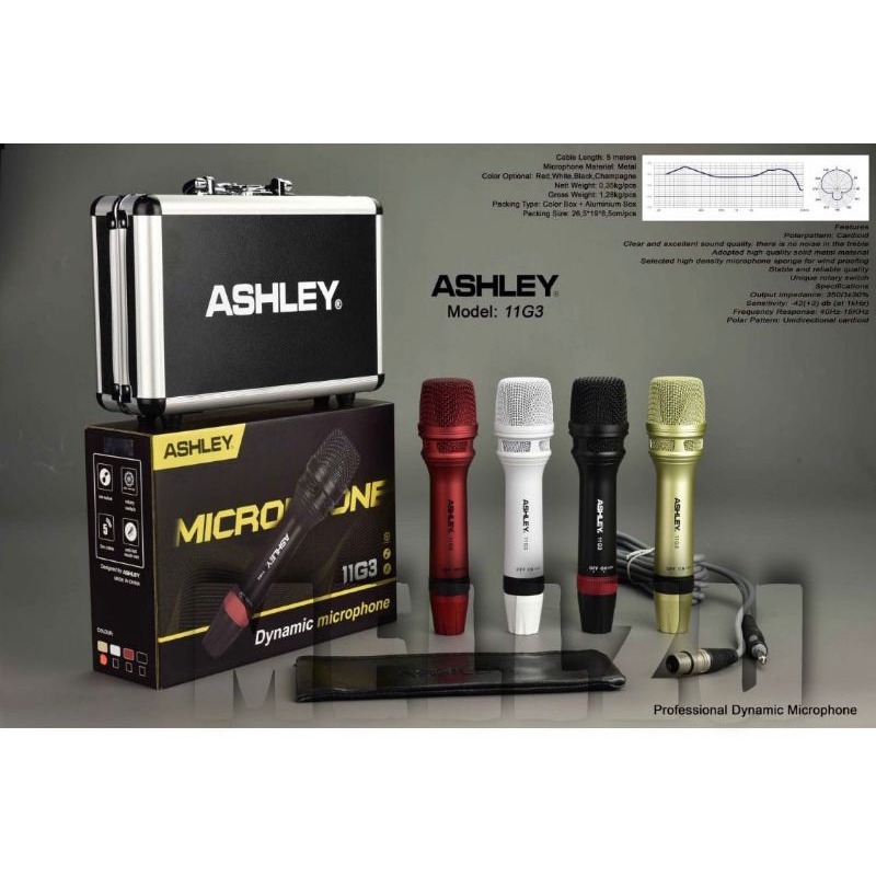 Mic Kabel Ashley 11G3 Original Ashley 11 G3
