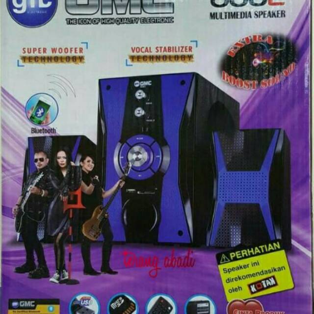 SPEKER GMC 886E BISA BLUETOOTH/USB PORT/SD CARD/ADA REMOT