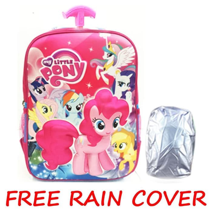 Gadis Anak Tas Troli Anak Perempuan Sekolah Dasar 1-3-5-6 Kelas 6 ST726  Troly Sd Little Pony Timbu