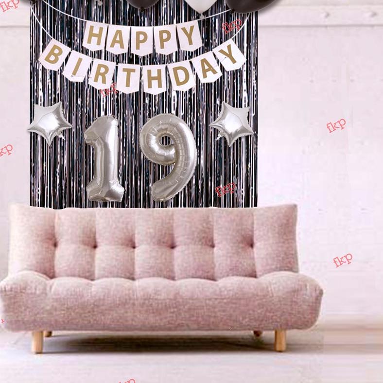 FUN KIDS PARTY Set Paket Dekorasi Ulang Tahun Simpel / Perlengkapan Pesta Ultah atau Happy Birthday 