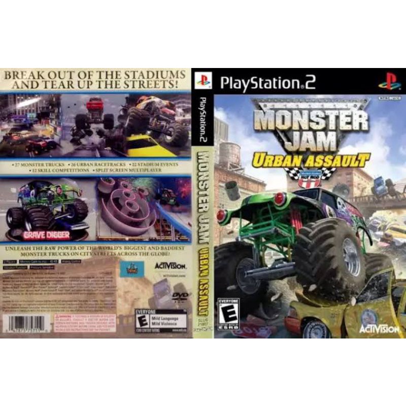 Kaset PS 2 MONSTER JAM