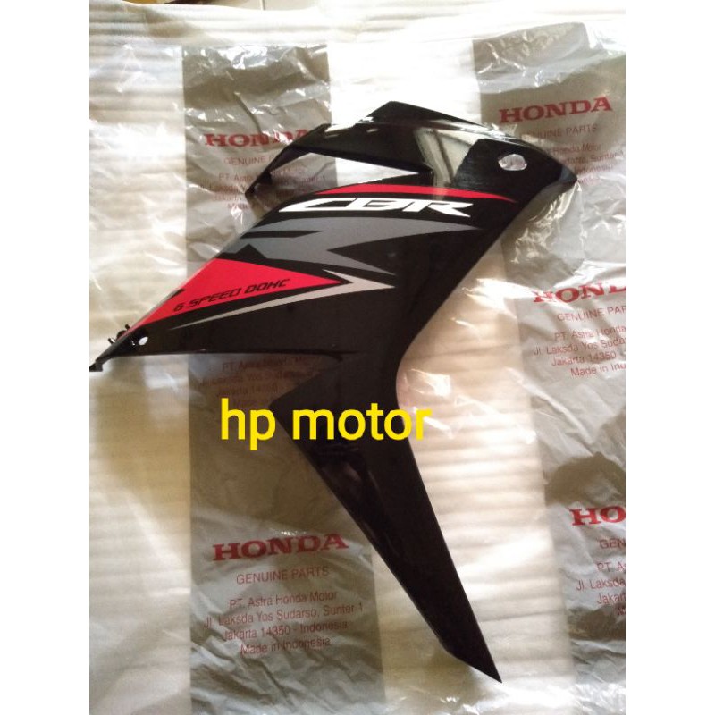 COVER SAYAP SAMPING KANAN CBR150R K45N HITAM 64310-K45-NA0ZB FAIRING KANAN CBR150R HITAM ORIGINAL
