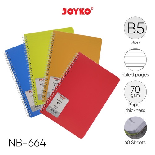 

Notebook Diary Agenda Buku Catatan Bergaris Joyko NB-664 ISI 60L