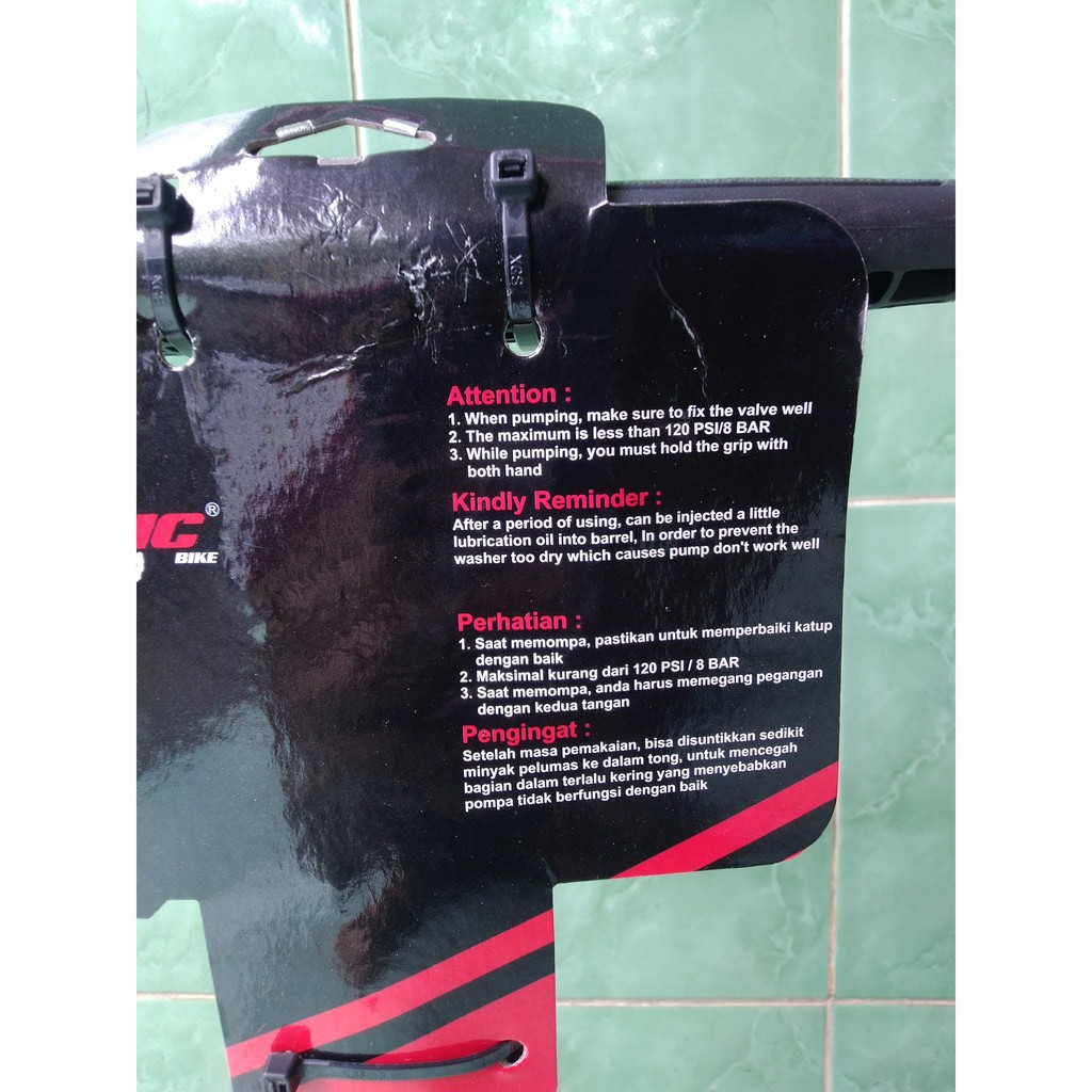 Pompa pacific Pompa Ban Motor Sepeda bola - Pacific