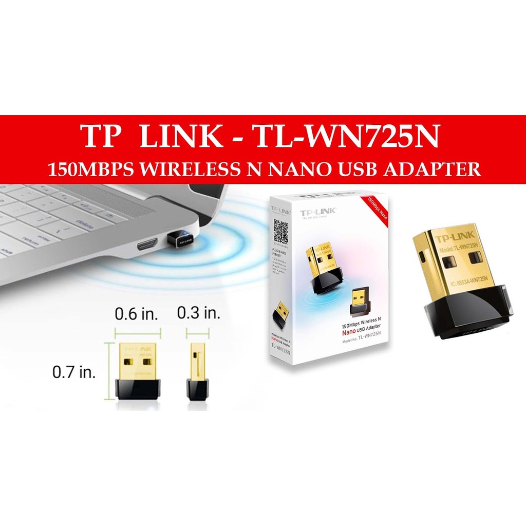 penangkap sinyal signal wifi USB Wireles TP-LINK TL-WN725N