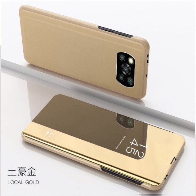 Redmi POCO X3 NFC FLIP CASE CLEAR VIEW STANDING COVER