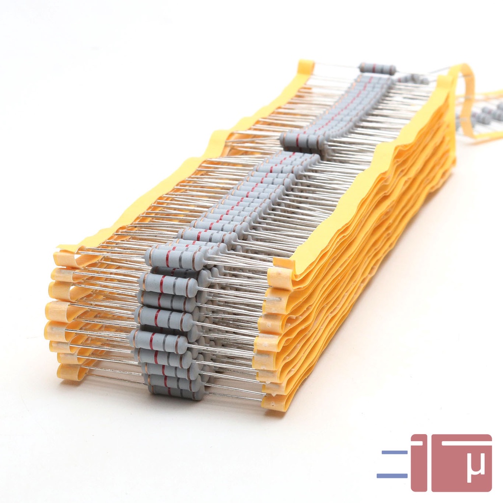 Resistor 1K8 1.8K 2W Metal Oxide 5% Taiwan Kaki Tembaga