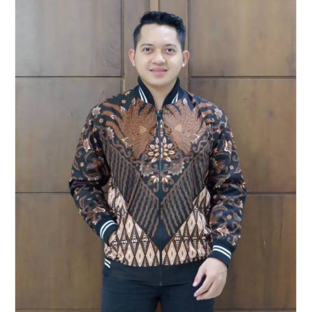 Jaket batik sragenan full furing batik modern