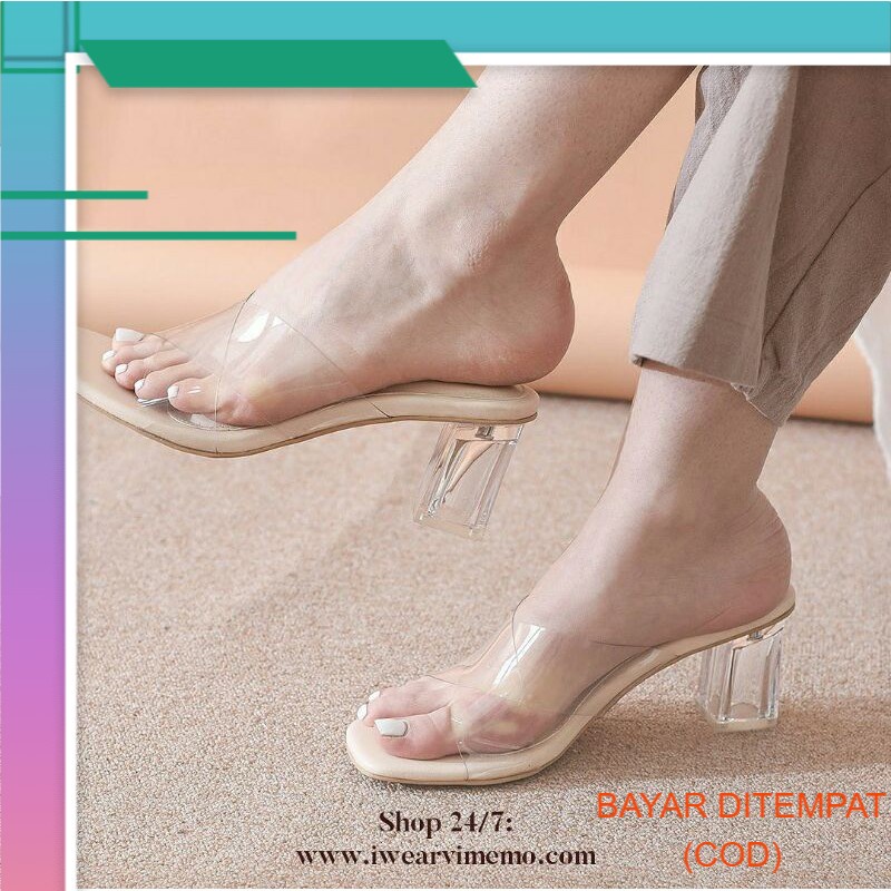 SEPATU WANITA SNEAKER WEDGES Us 88 hak kaca mica silang 7cm 36/40