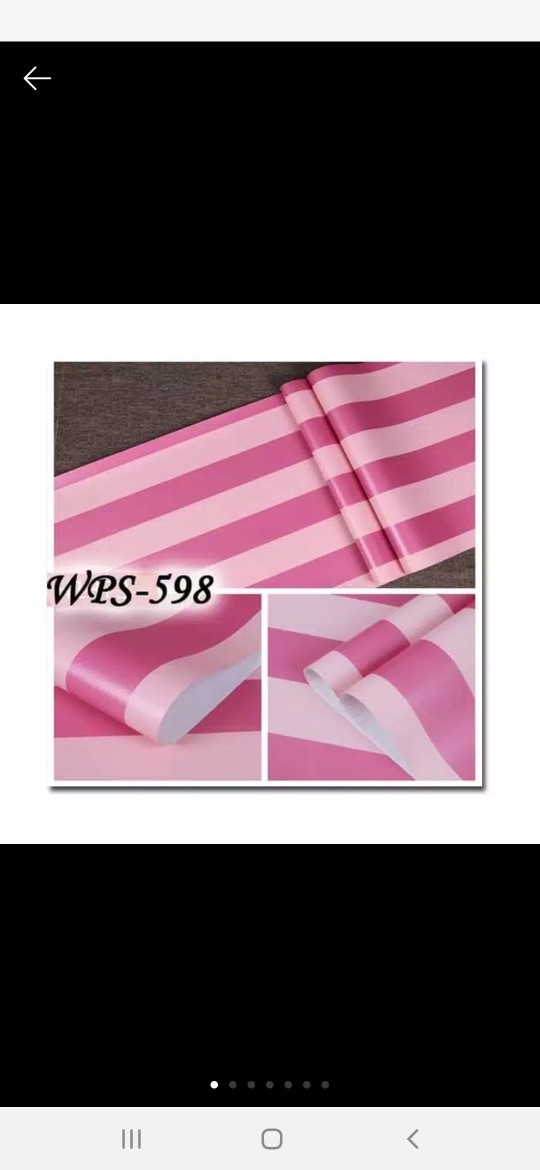 Wps598 Garis Merah Pink Wallpaper Sticker  Wal Paper Dinding Wpsbgs
