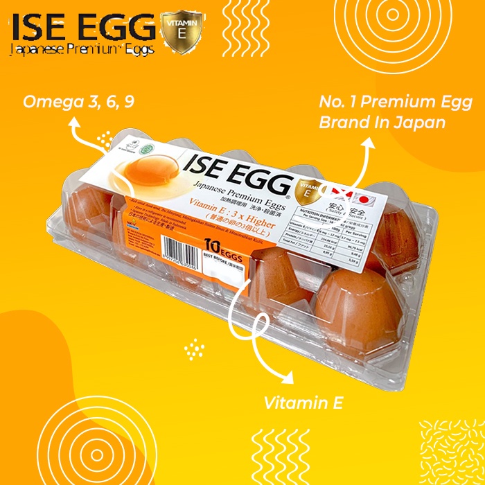 

Telur Ise Egg Vitamin E Isi 10 Omega 3