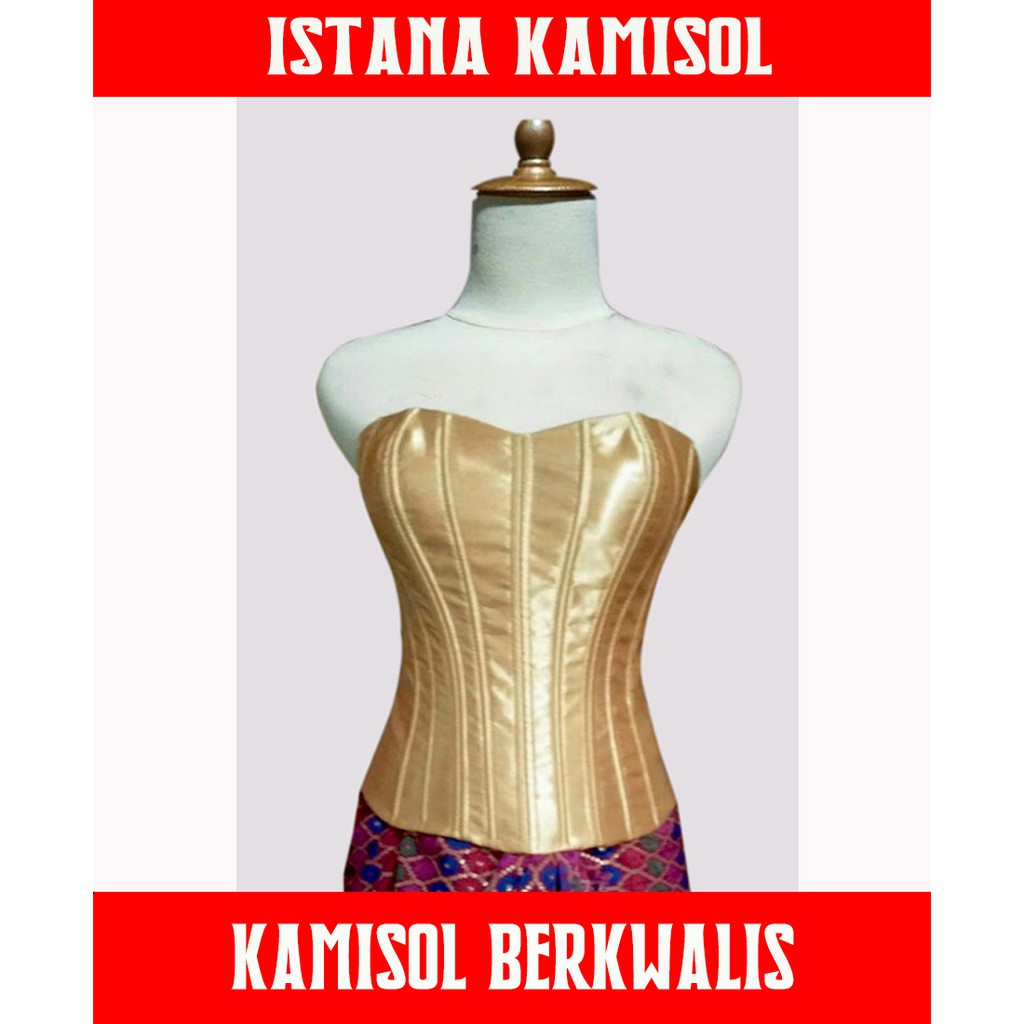 KAMISOL/KAMISOL SATIN/KAMISOL KEBAYA/ BUSTIER TULANG 18