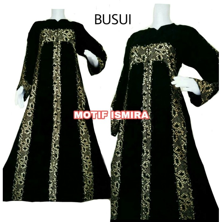 Gamis Abaya Hitam / Abaya Arab / Grosir Abaya Arab / Abaya Tajmahal