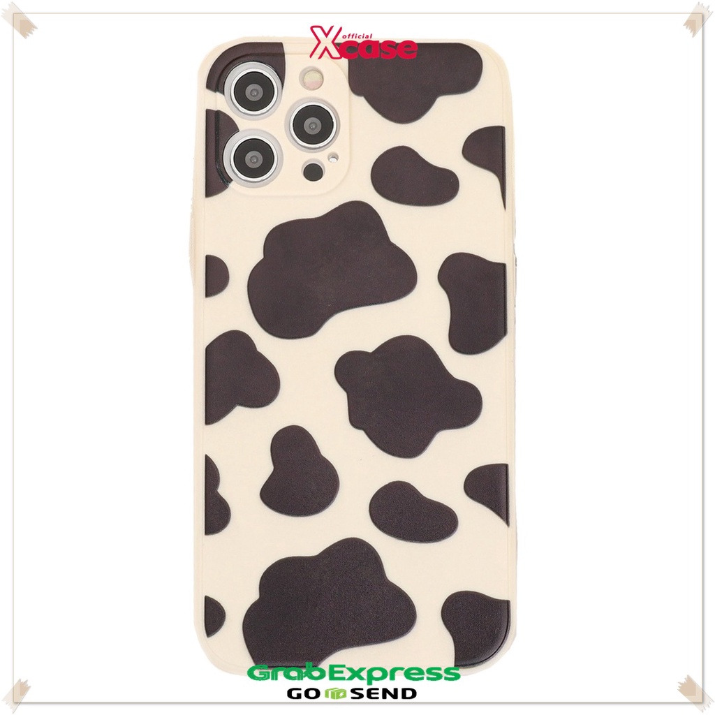 Soft Case Vivo Y91 Y12 Y20 Y30 Y12i Y12S Y91C Cow Sapi Skin Square Edge Soft Case Full Lens Cover