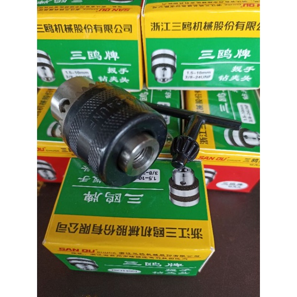 KEPALA BOR 10MM UNTUK DI PASANG DI MESIN BOR TANGAN 10MM MAKITA MAKTEC DONGCHENG RYU