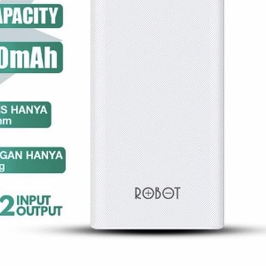 ☪ POWER BANK ROBOT RT170 10000MAH GARANSI RESMI ♥