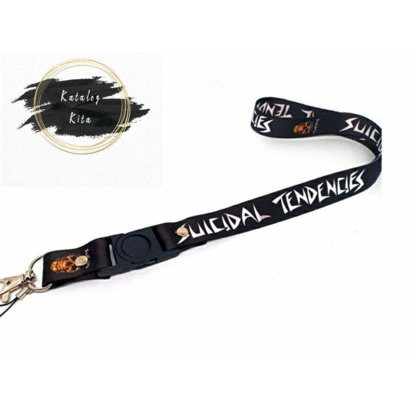 

Lanyard SUICIDAL TENDENCIES tali lanyard BAND gantungan kunci name tag id card kartu nama / tali lanyard gantungan leher
