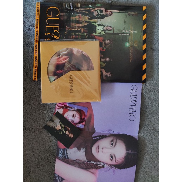 ITZY Ryujin Crazy in Love Photocard + MINJU Dicon