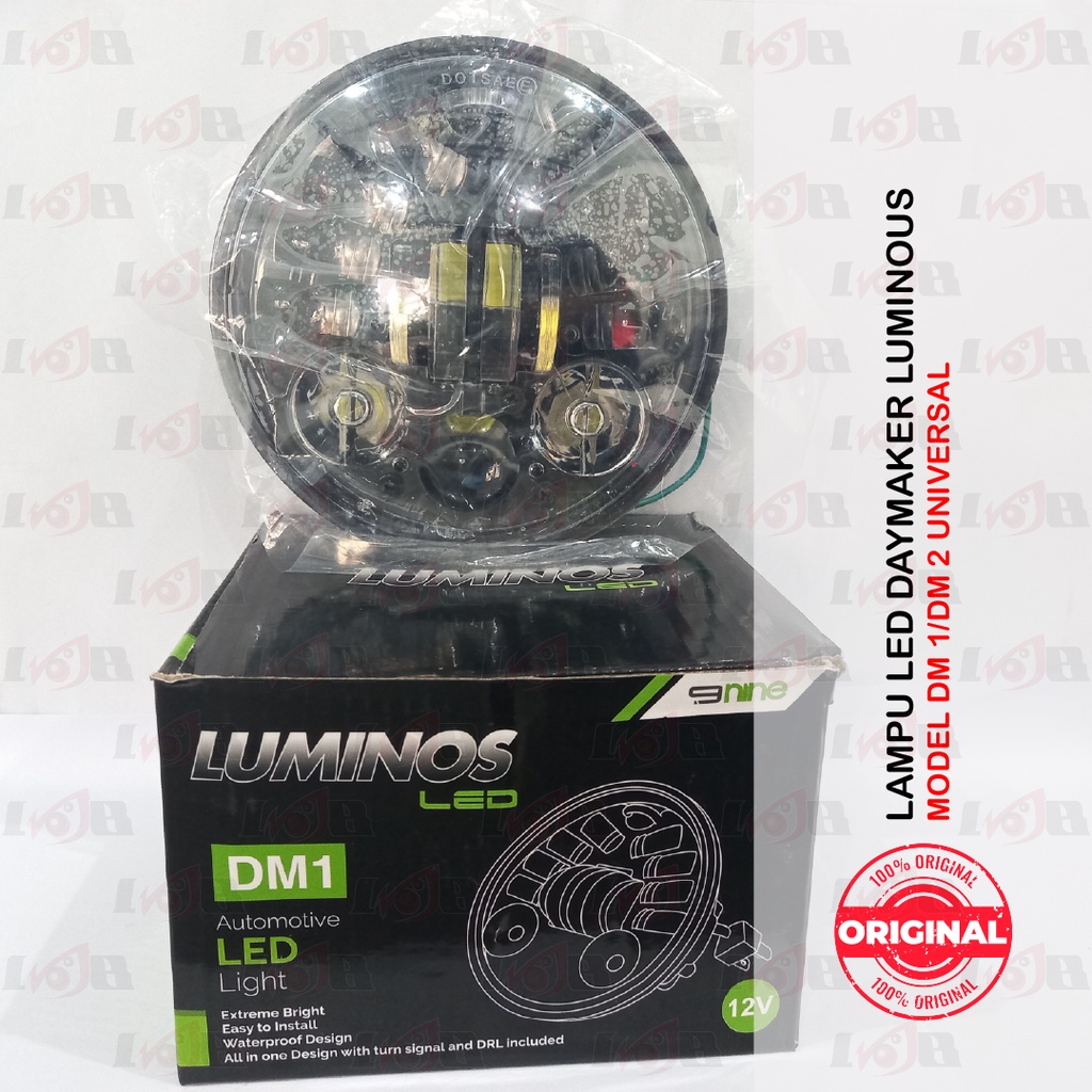 HeadLamp Led Daymaker 7 inci Lampu Sorot Tembak Rubicon Jeep Harley Wrangler