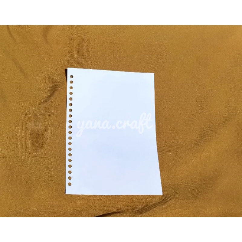 

Loose leaf A5 plan 70 gsm